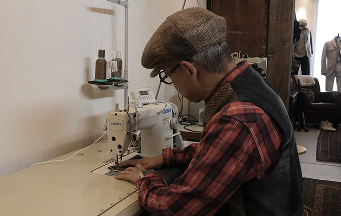 こだわりを持ち服作りをしています